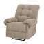 Fauteuil inclinable ultime rembourré en chameau avec mécanisme d'inclinaison manuel Ultimate-1283087511
