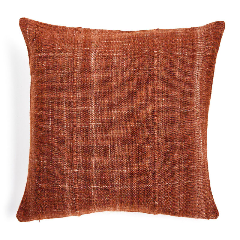 Kana Outdoor Pillow-Kana Rust-20"X20", Kana Rust