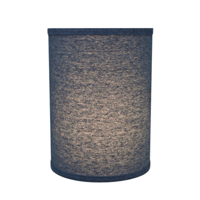 11'' H Denim Fabric Drum Lamp Shade