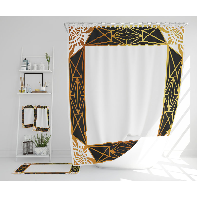 Naydelin Polyester Shower Curtain Set