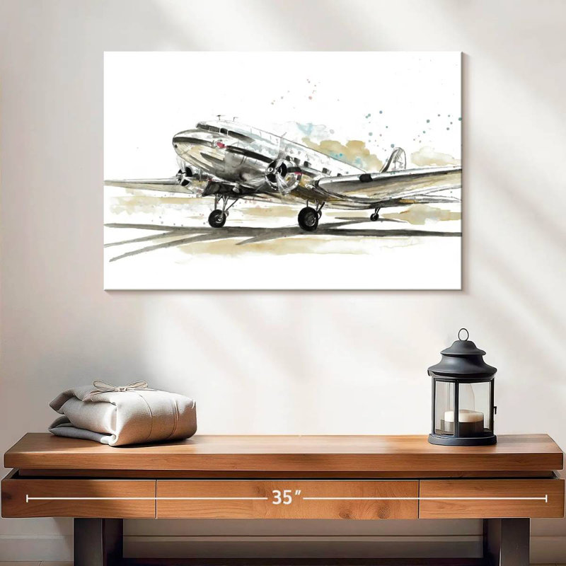 Mehar DC3 avion, H 16 po x l 24 po