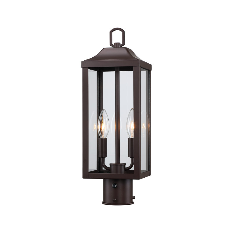  Aurelia 20 po Tête de lanterne d'extérieur H 2 Light Dusk to Dawn, Bronze frotté à l'huile