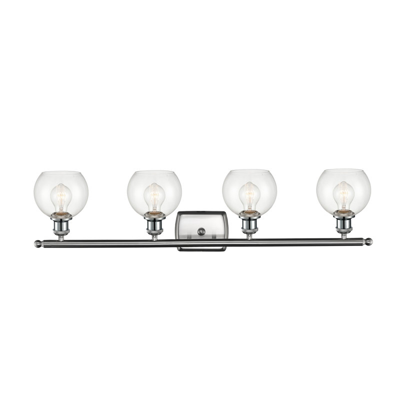 Cindi 4 - Light Vanity Light, LED, Clear, Brushed Satin Nickel