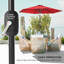 Parasol d'extérieur avec 6 baleines, rouge vin-1339959994