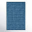 Tapis bleu tissé à la main Caris-1263223029