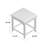Solid + Manufactured Wood Accent Stool-660281724