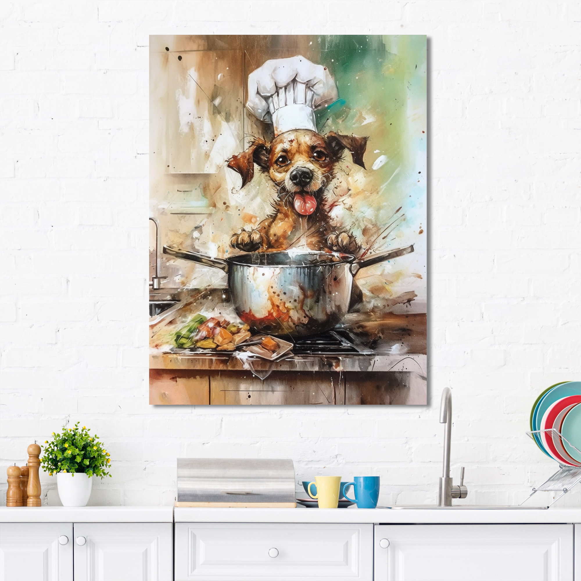 wayfair kitchen art