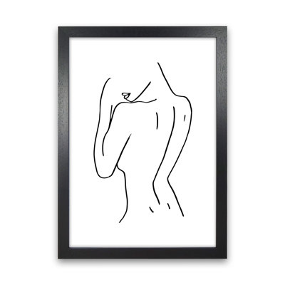 Female Back Pose - Print