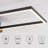 Dimmable LED Wood Flush Mount Ceiling Light
