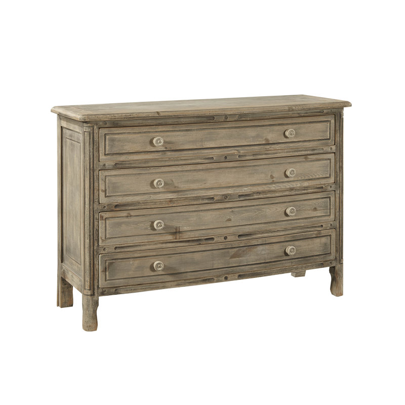 Chateau 4 - Drawer Solid Wood Dresser