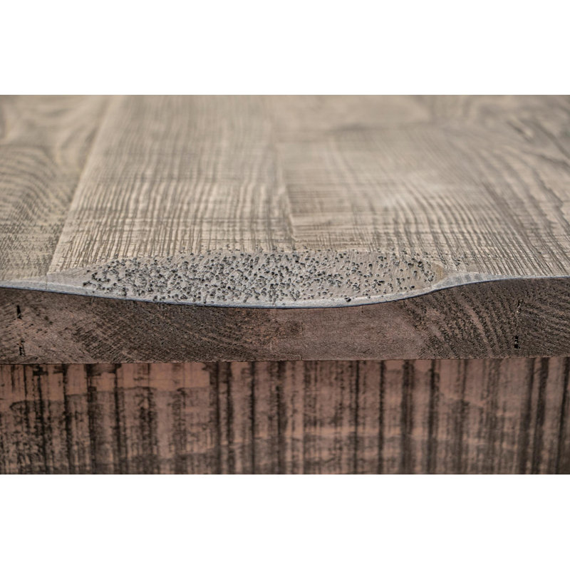 Table de chevet en bois massif à 1 tiroir Coltin en gris
