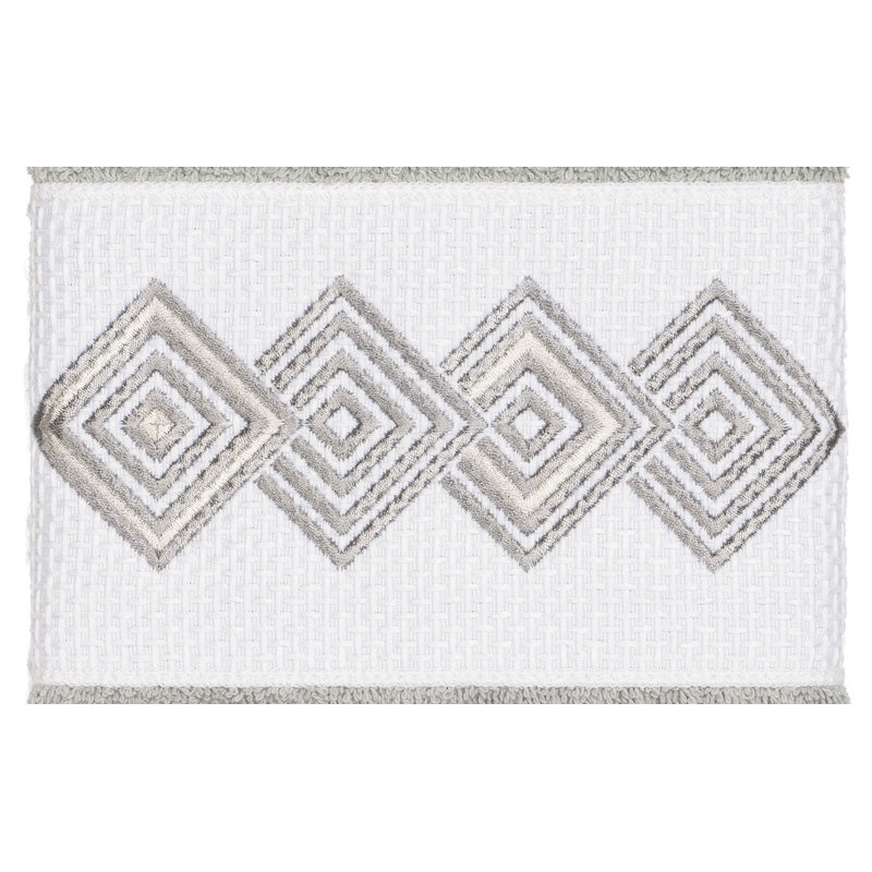 Noah Turkish Cotton Hand Towel, Light Gray