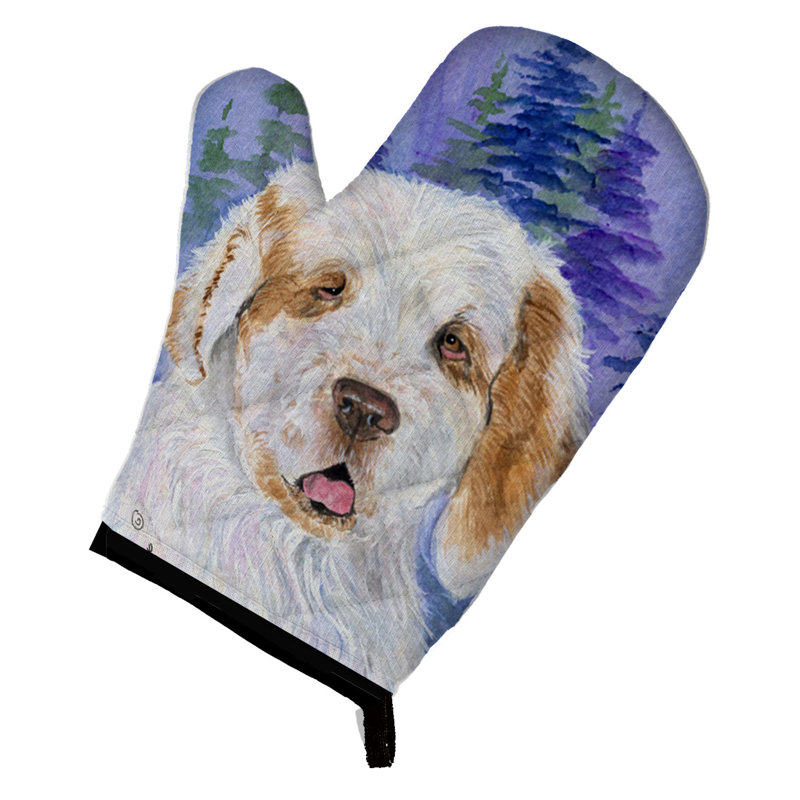 Caroline's Treasures Clumber Spaniel Polyester Oven Mitt