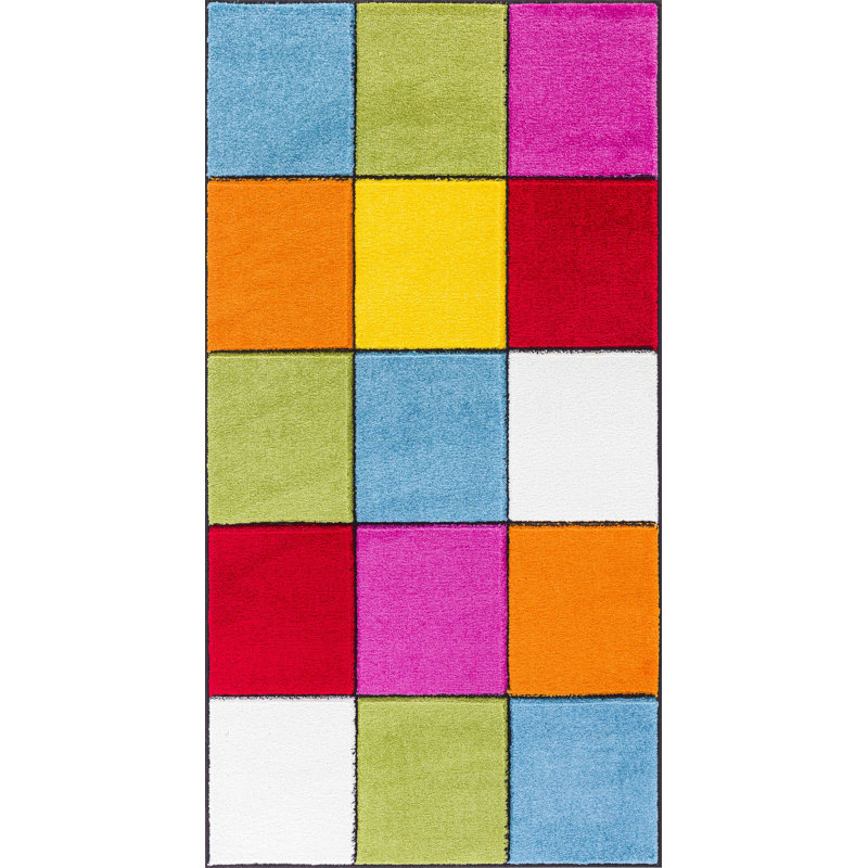 Jadavian Geometric Area Rug, Rectangle 80 x 150cm