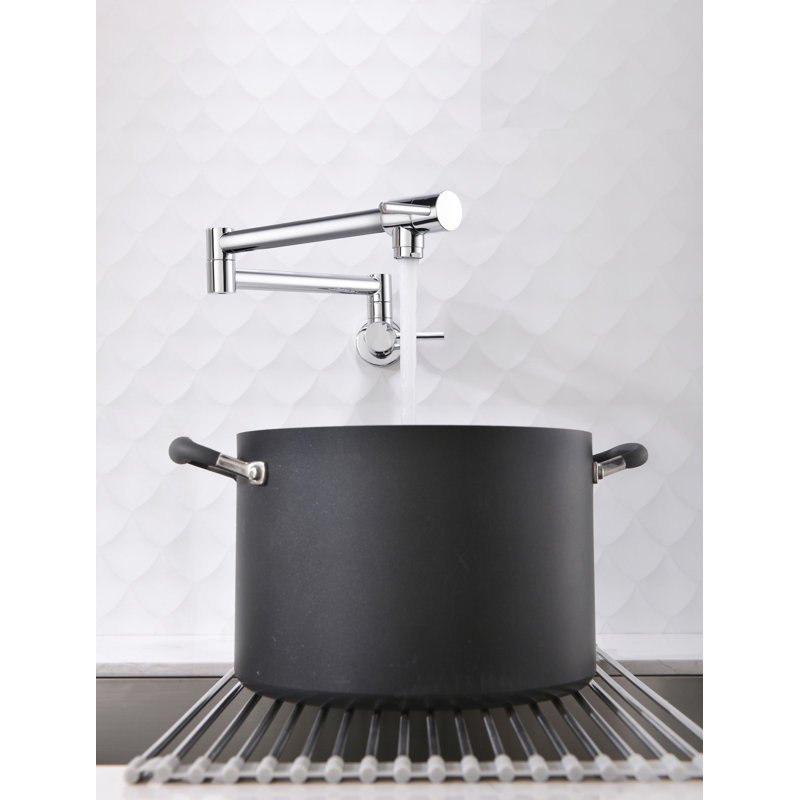 Robinet remplisseur avec accessoires, Chrome