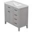 Ensemble de meuble-lavabo 36 po avec lavabo, armoire de salle de bain avec tiroirs, cadre solide et panneau de fibres à densité moyenne-103897386-103897390