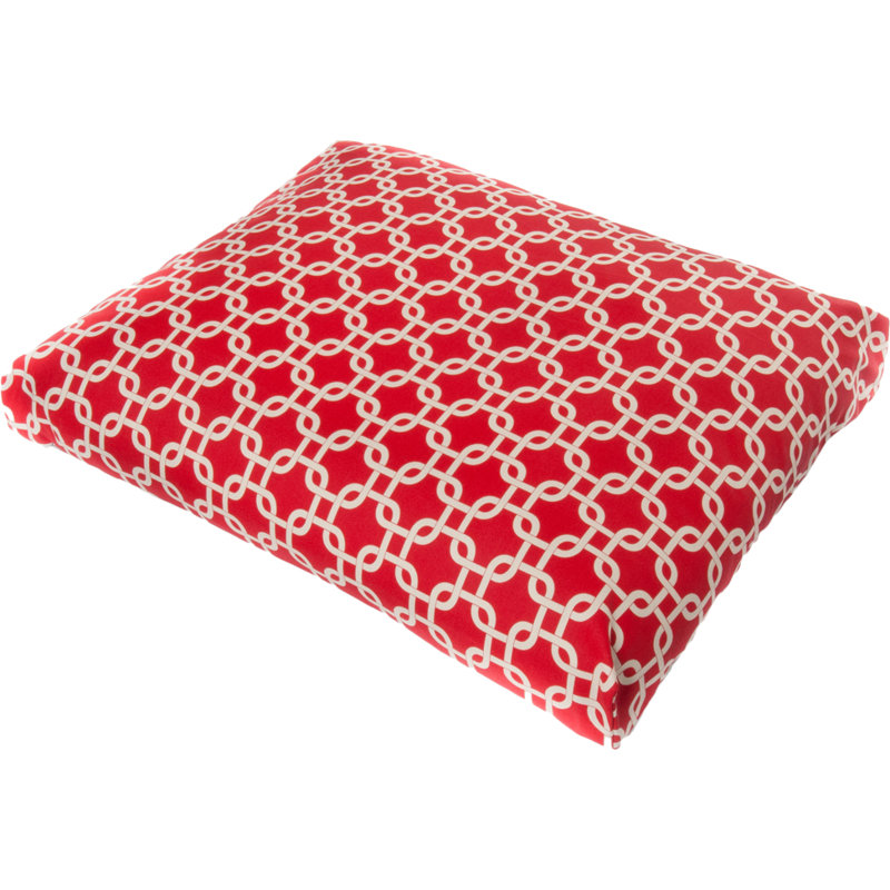 Coussin pour chien Links, Petit (l 26 po x P 20 po x H 5 po), Rouge