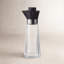 Grand Cru Oil and Vinegar Bottles, Black/Steel/Clear, 8.5 Oz