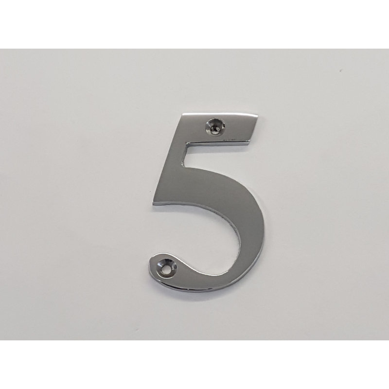 Cadarrah 19.3cm H Metal House Number, 5