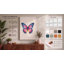 Symmetrical Butterfly Botanical - Wrapped Canvas-1409211849-1409211860
