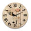 Horloge murale en bois massif Uniontown-523397753
