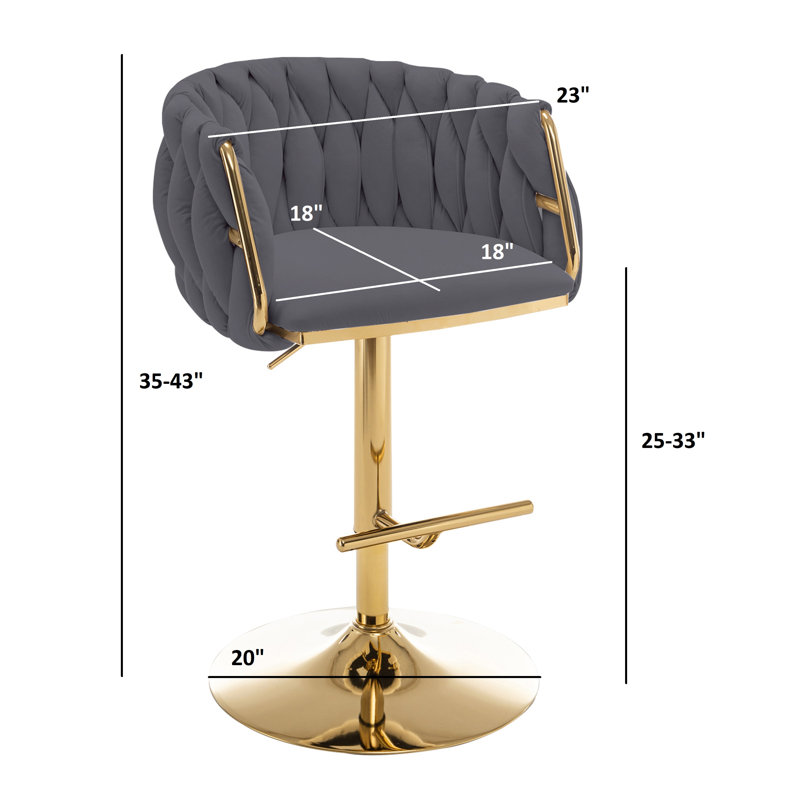 Tabouret Mager, Gris