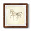 Cheval de dressage II - Cadre photo, reproduction d'art sur papier-410764837-410764836