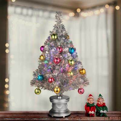Arbre d'ornement fibre optique 32 po The Holiday Aisle®