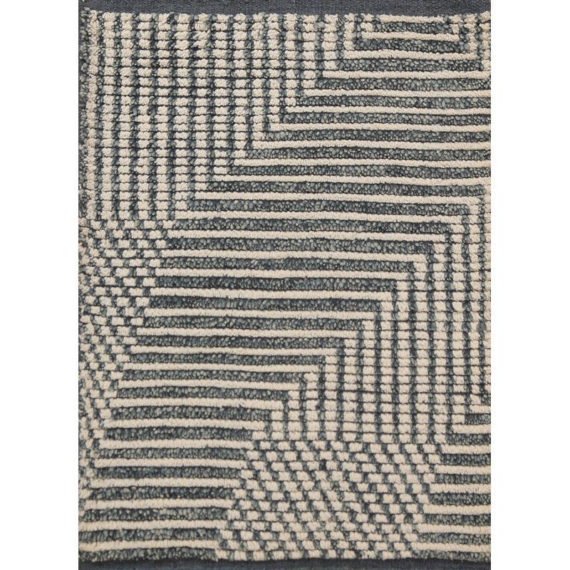 Striped Moroccan Modern Accent Rug 2x3