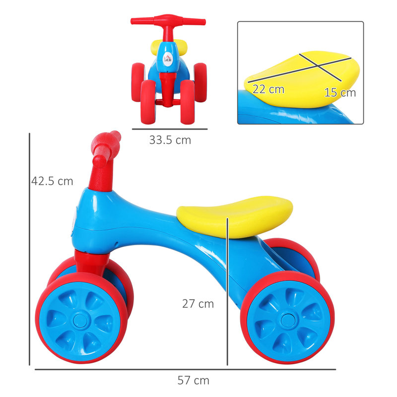 Alois Isabelle & Max Push/Pull Ride On, Blue