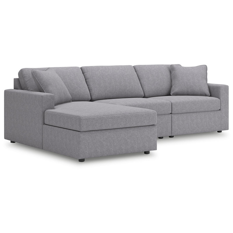 Canapé modulaire 3 pièces avec méridienne Braintree, Orienté à gauche (vu de face)