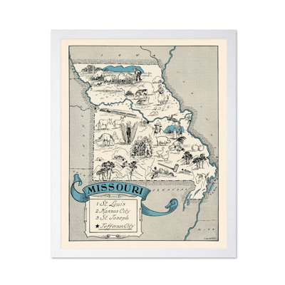 Missouri Pictorial Map