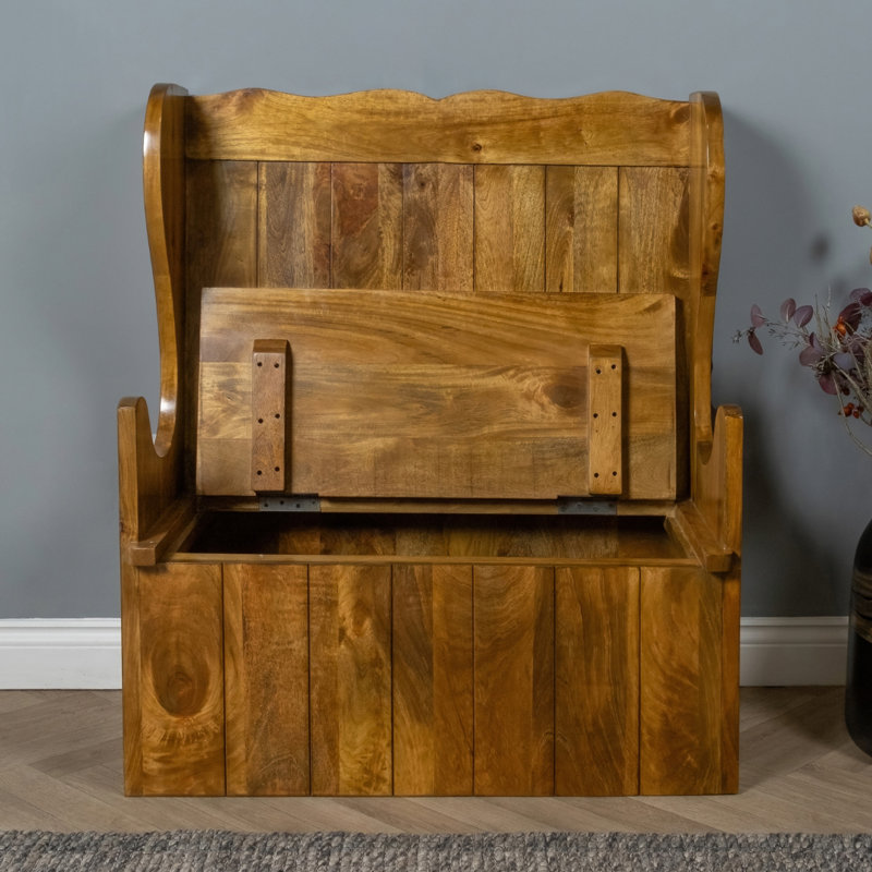 Fleischmanns Solid Wood Storage Bench, Medium