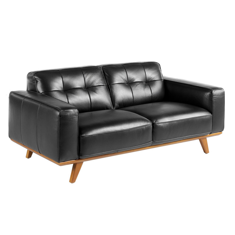 Sofa, 95cm H x 181cm W x 78cm D, Black, 2
