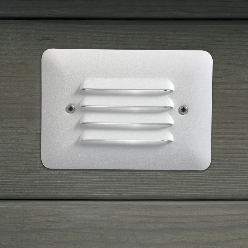 Chimeka Integrated LED Metal Step Light, White, 2700K