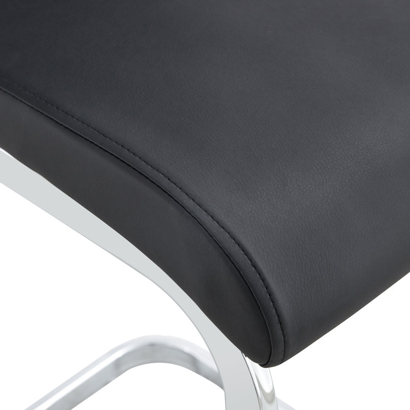 Tabourets de bar modernes, structure en cuir d'unité centrale, cuisine compacte