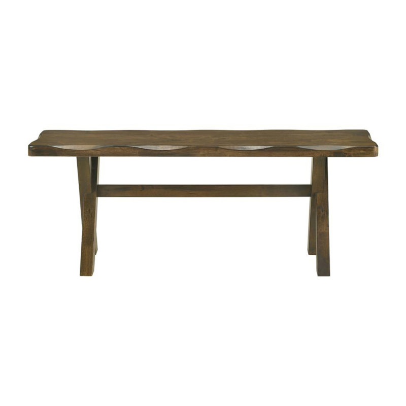 Banc de salle à manger en bois 47 pouces