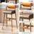 40.16"H Retro Solid Wood Backrest Bar Stool