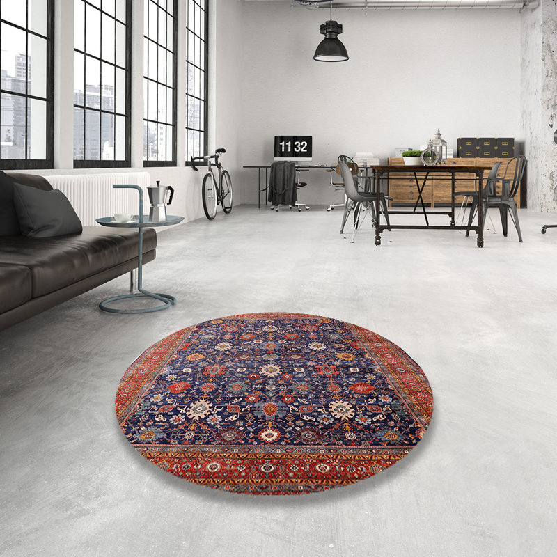 Oriental Indoor Rug, Round 5'