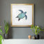 Bulle bleue tortueuse I - cadre photo, reproduction d'art sur papier-1606868928-1606868917