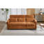 Orange 21 trois avec mesure de 82 pouces, fauteuil inclinable réversible, dossier à trois niveaux et lit double pour l'intérieur de la maison, réglable et fonctionnel