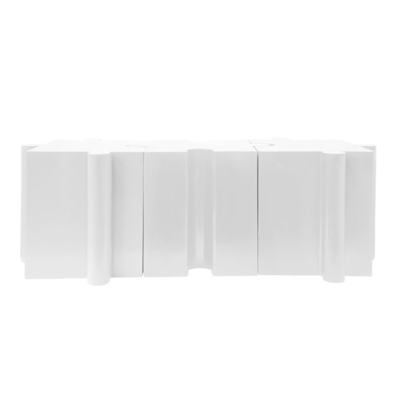 Ensemble de 3 tables de casse-tête artistiques, tables d'appoint modulaires MGO avec emboîtement (2 convexes et 1 concave), capacité de 200 lb pour l'intérieur et l'extérieur, couleur noir et blanc