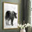 Bear Totem Framed Print - Solid Wood-354323309