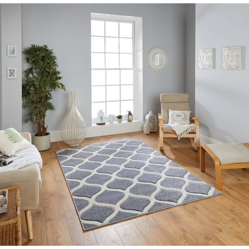Jenner Trellis Area Rug, Rectangle 80 x 150cm