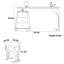 Meuble-lavabo simple en acier inoxydable