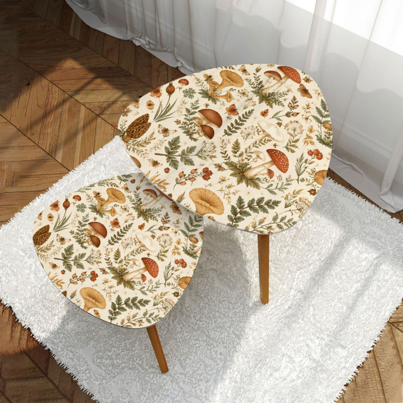 Ensemble de 2 tables basses gigognes Triangle Nest