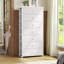 Commode 7 tiroirs l 23,2 po, blanc-1036335278