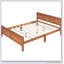 Lit plateforme en bois avec tête de lit et lattes en bois-377634920-377634921