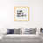Toile avec cadre en bois beige n'est pas disponible