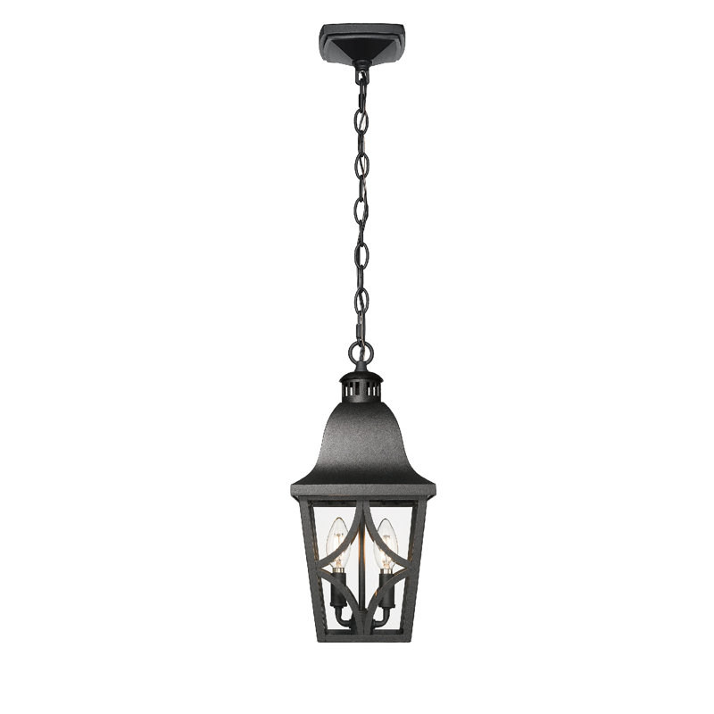 2-Light Outdoor Hanging Pendant Light